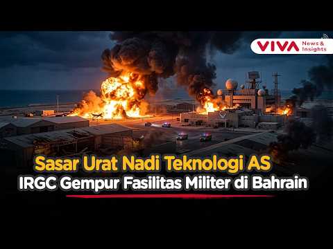 Ngeri! Iran Gempur Depot Drone AS dan Pusat Kecerdasan Buatan di Bahrain | Viva News Daily
