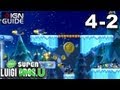 New Super Luigi U 3 Star Coin Walkthrough - Frosted Glacier 2: Cooligan Shrooms