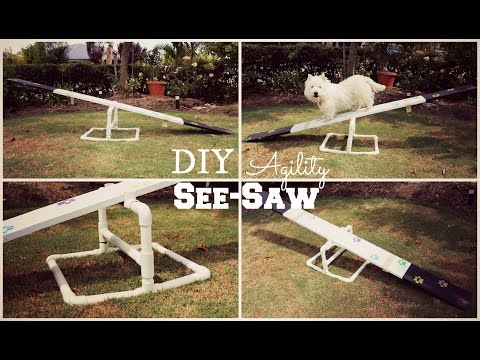 Part of a video titled How To: DIY Agility See-Saw | TheDogBlog - YouTube