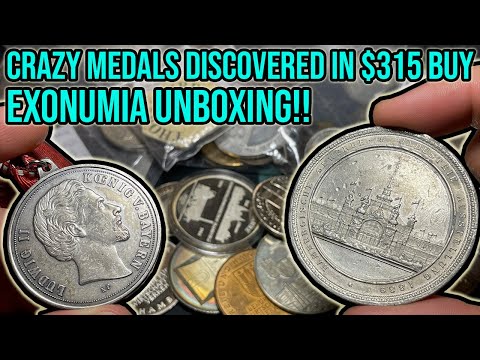 CRAZY FINDS (Silver, Early 1800s, Wartime) In $315 Rare Medals, Exonumia, & Tokens I Bought Online