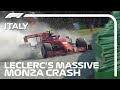 Charles Leclerc's High-Speed Crash at Monza | 2020 Italian Grand Prix