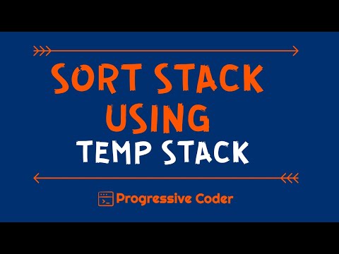 How To Sort A Stack
