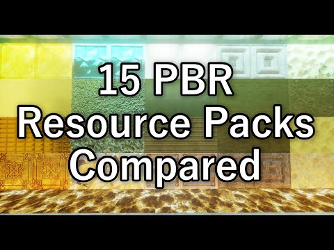 15 pacchetti di risorse PBR a confronto (Minecraft)