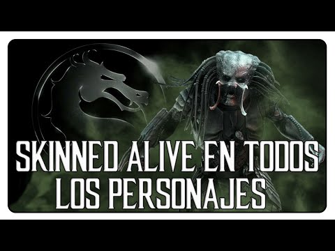 MKX | Brutality Skinned Alive de Predator en todos los personajes
