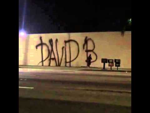 David Bowie Graffiti (Sunset & Highlight)