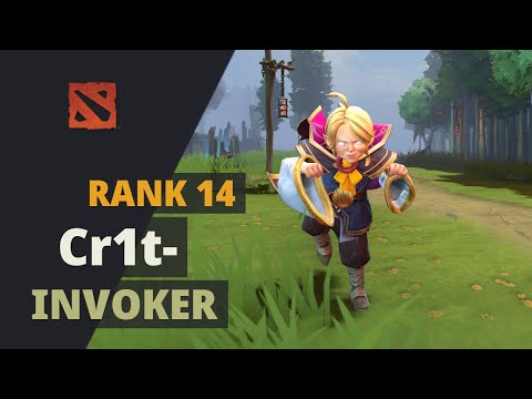 Cr1t- (Rank 14) plays Invoker Dota 2 Full Game