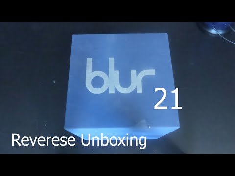 Blur 21 unboxing. This is a reverse unboxing of the July 30, 2012 release of the Blur Box set.
