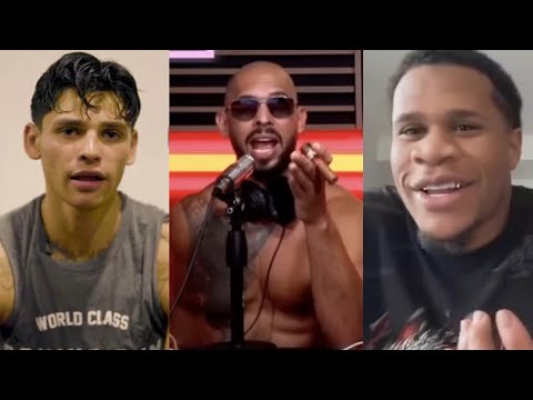 Devin Haney Reacts to Ryan Garcia Telling Andrew Tate “They RAPED me” Madness ahead of their Fight