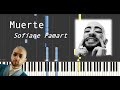 Muerte - Sofiane Pamart (Synthesia tutorial | Official piano sheet + MIDI )