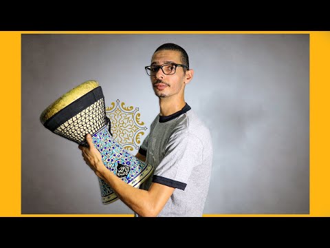 Clay Darbuka with Armenian Art - Fish Skin On Top
