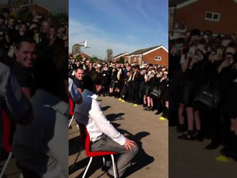 Teachers get soaked // ALS water bucket challenge