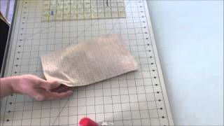 A Tidbit... straight edge fabric cut