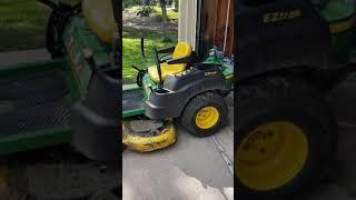 How to disengage transmission John Deere 2013 zero turn