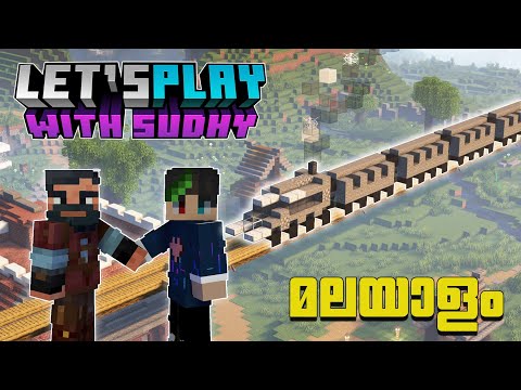 EXPLORING @Sudhy 's  LET'S PLAY SERIES WORLD | MINECRAFT MALAYALAM