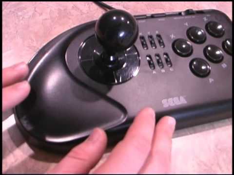 Classic Game Room - SEGA GENESIS 6-BUTTON ARCADE STICK joystick review