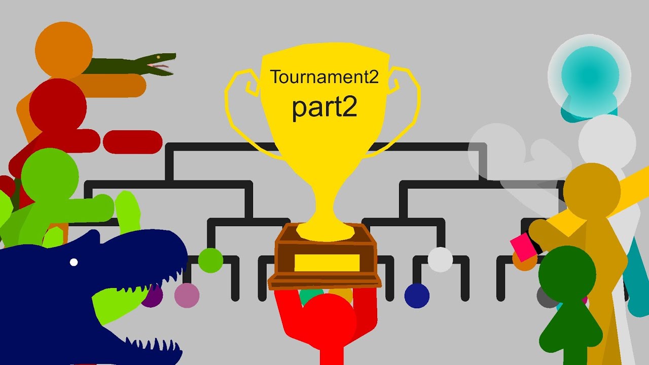 Stickman Tournament2 Part2 || Sticknodes