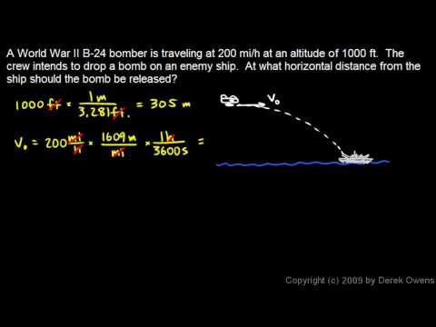 Physics 3.5.4f - Projectile Practice Problem 6