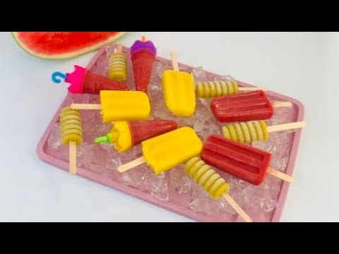 FRUIT POPSICLES, no sugar added// Amalachukwu’s kitchen