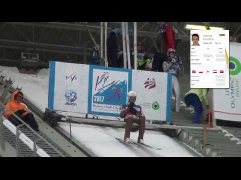 Dominik Kastelik - Park City 2017 - 87.0m - upadek (MŚJ)