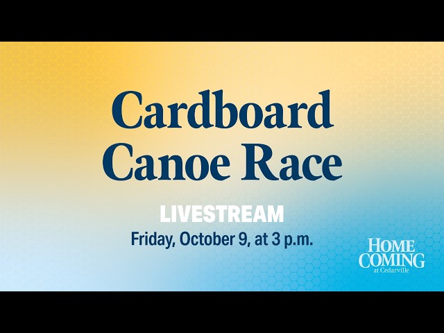 Thumbnail for video titled: Cardboard Canoe Race | Cedarville University Homecoming 2026
