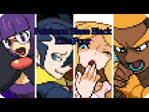 Pokemon Blaze Black All Elite Four Fights