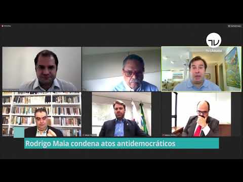 Maia comenta ajuda financeira para empresas na pandemia e adiamento das eleições - 16/06/20