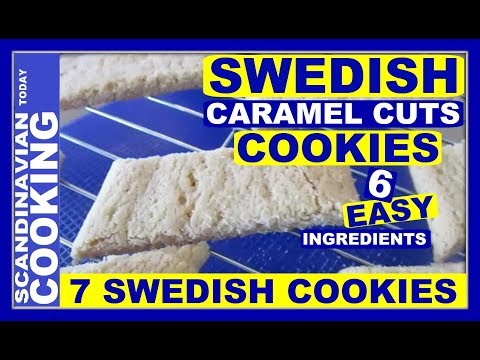 How To Make Swedish Caramel Cut Cookies 🍪 Kolasnittar | Easy Homemade Recipe To Bake