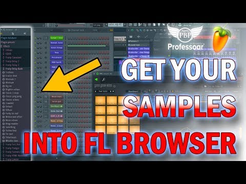 FL Studio, How To Load Your Sample Folder Into FL Browser