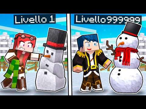 PUPAZZO DI NEVE DA 1€ VS PUPAZZO DI NEVE DA 1.000.000€! - MINECRAFT