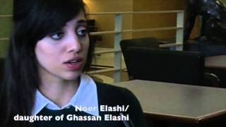 BelAhdan with Noor Alashi, daughter of Ghassan Alashi, founder of the Holy Land Foundation,