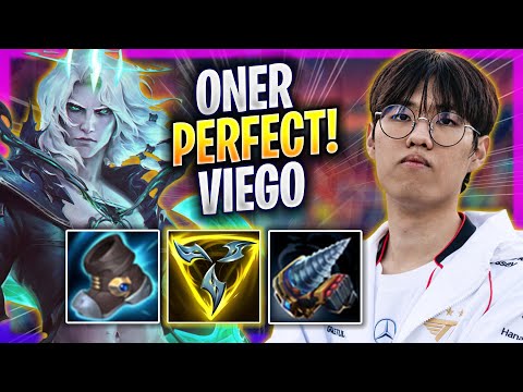 ONER PERFECT GAME WITH VIEGO! - T1 Oner Plays Viego JUNGLE vs Nidalee! | Season 2024