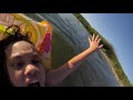 Kids Playing At The Lake With The Gopro