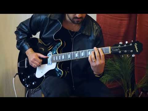 Epiphone Casino Ebony Black (Reissue) EB 2003 Peerless Korea Built image 14