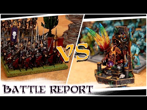 Lizardmen vs Dark Elves | Warhammer Fantasy 8th - Ep05