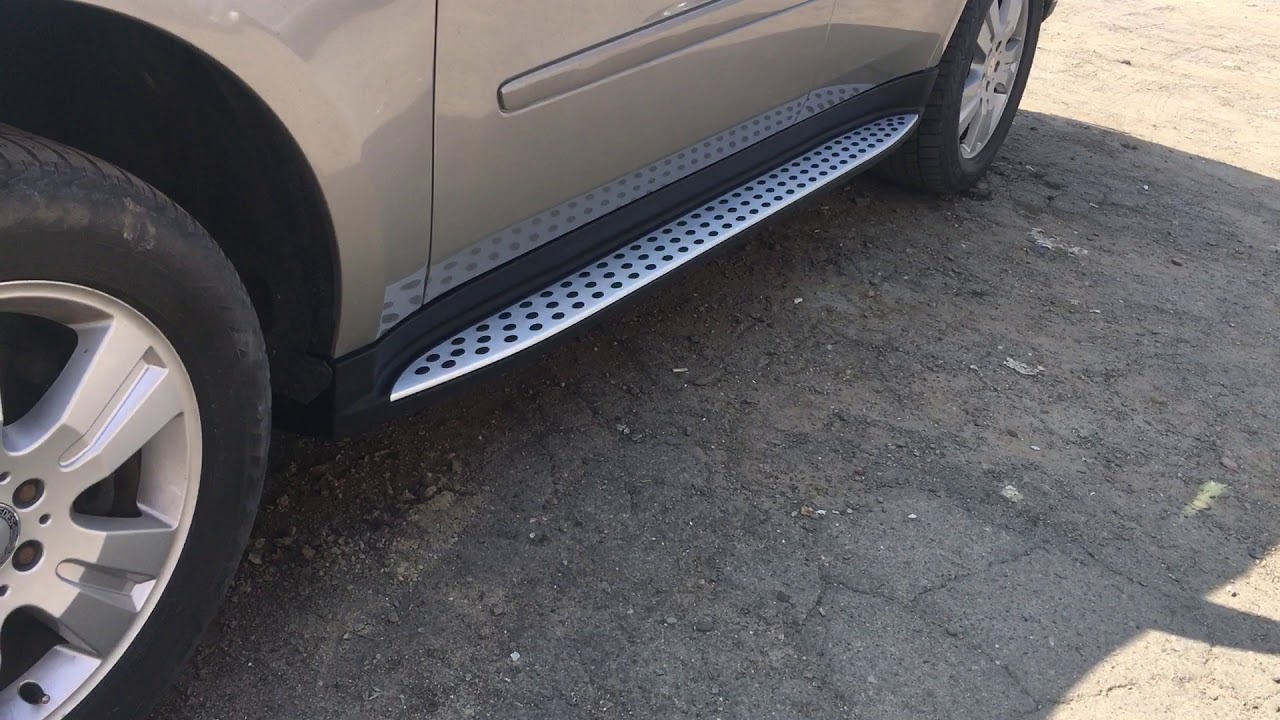 Mercedes GL class X164 2006–2012 Stranske stopnice Originalni dizajn Video 1