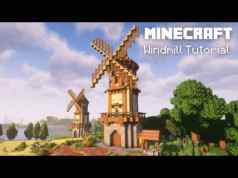 Minecraft Medieval Windmill Tutorial | Step-by-Step Build Guide