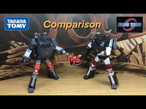 Comparison: Takara Tomy MP-56 Trailbreaker vs FansToys FT-25 Outrider - Transformers Masterpiece