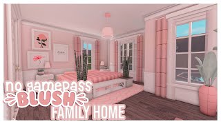 ROBLOX  Bloxburg: No Gamepass Blush Family Home  1