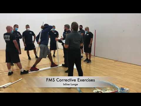 LAFD IPU FMS Corrective Exercises for the Inline Lunge