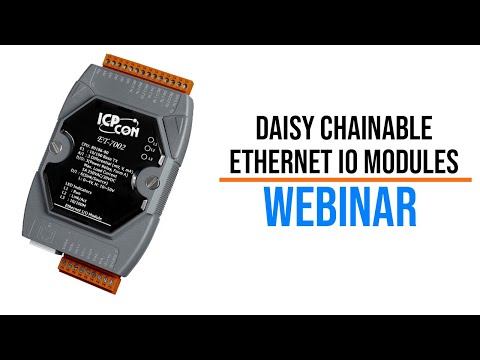 Daisy Chainable Ethernet I/O Modules