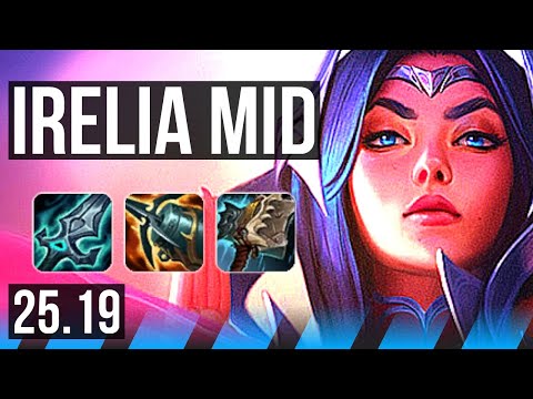 IRELIA vs DIANA (MID) | 8 solo kills, 47k DMG, Legendary | EUW Master | 25.19