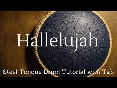 Hallelujah [Steel Tongue Drum Tutorial with tabs]