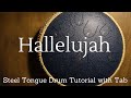 Hallelujah Steel Tongue Drum Tutorial With Tabs