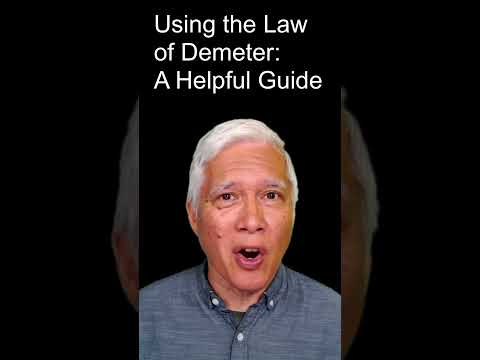 Law of Demeter #oop #objectorientedprogramming