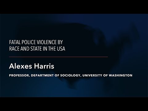 IHME | GBD Study | Dr. Alexes Harris Discusses Police Violence in the United States (1980-2018)