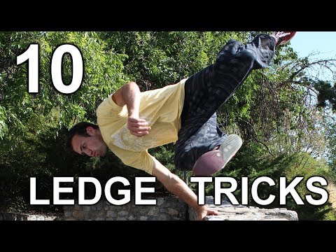 10 LEDGE TRICKS/ PALM SPIN VARIATIONS