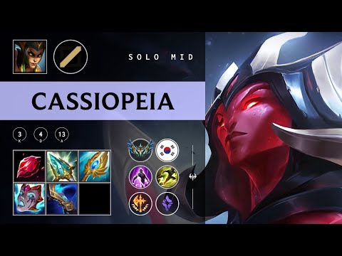 Cassiopeia Mid vs Tristana - KR Challenger Patch 25.24
