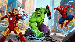 Download lagu SPIDER-MAN, IRON MAN, HULK GAME ANIMATION🕸️🦸‍♂️💥 mp3