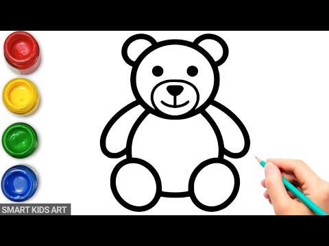 How To Draw Teddy Bear | Teddy Bear Drawing | Draw Smart