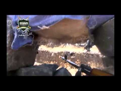 رصد عناصر النظام على جبهة الدار الكبيرة من قبل كتائب المعتصم بالله في ريف حمص